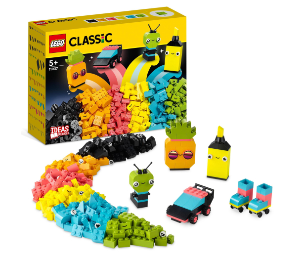 LEGO Classic 11027 Kreatywna zabawa neonowymi kolorami - 1091301 - zdjęcie 12